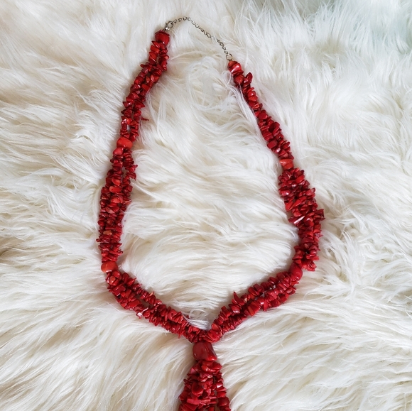 Coral Vintage Necklace - Picture 6 of 7